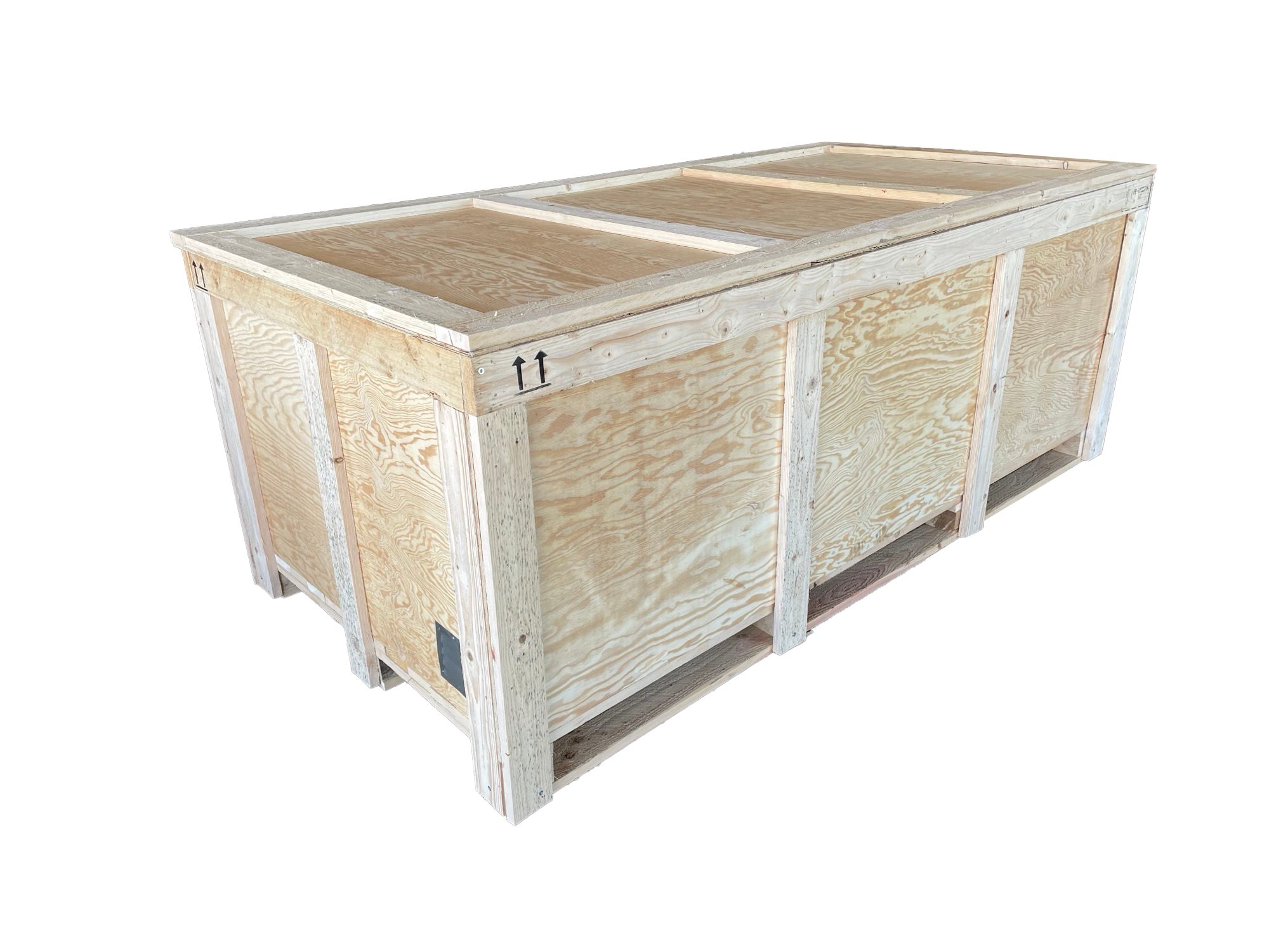 caisse fermée plein bois